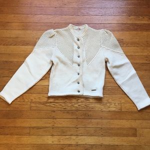Vintage cardigan sweater  (size small)